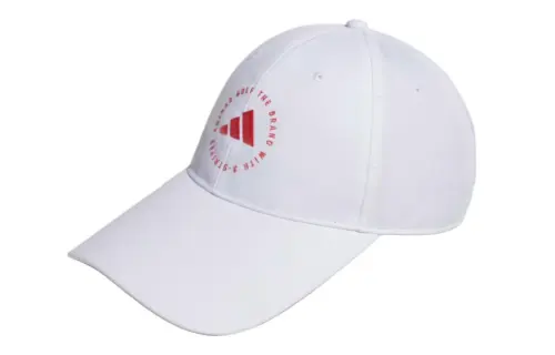 Adidas Recycled Polyester Taffeta Baseball Caps Women's White
