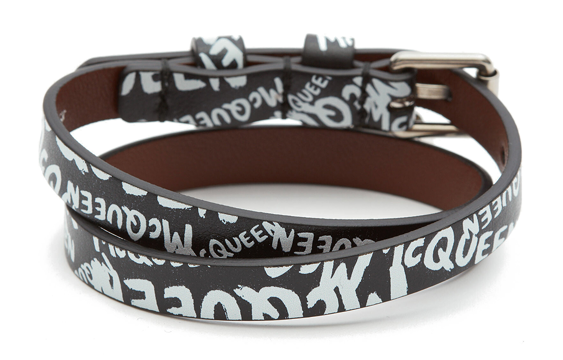Сумка Alexander McQueen Graffiti (черная) — фото 2