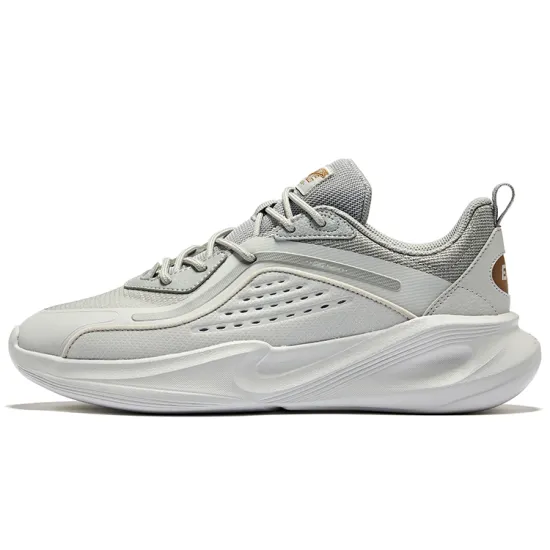 Erke Casual Shoes Men Low-Top Recycling Gray Mist Gray