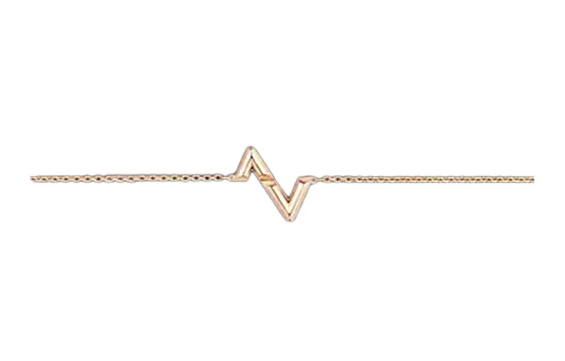 LOUIS VUITTON Lv Volt Upside Down Bracelet Pink Gold