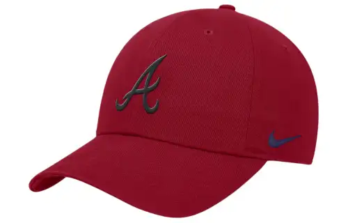 Nike 100% Cotton Baseball Caps Men's Red