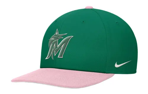 Nike Embroidery Print Polyester Baseball Caps Men's Green