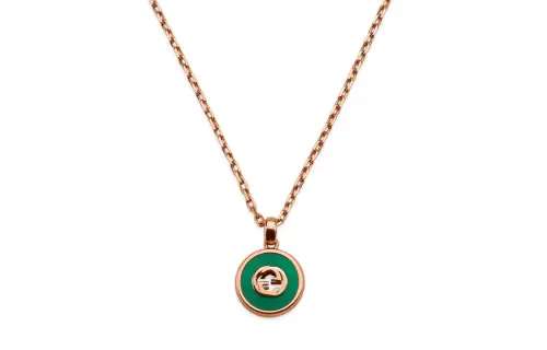 Gucci Interlocking 18k chain necklace