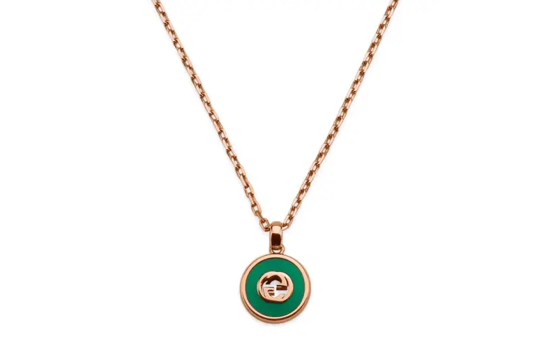 Gucci Interlocking 18k chain necklace