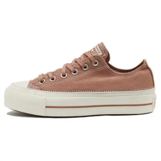Converse All Star Lift Canvas Shoes Women's Low-top Brown