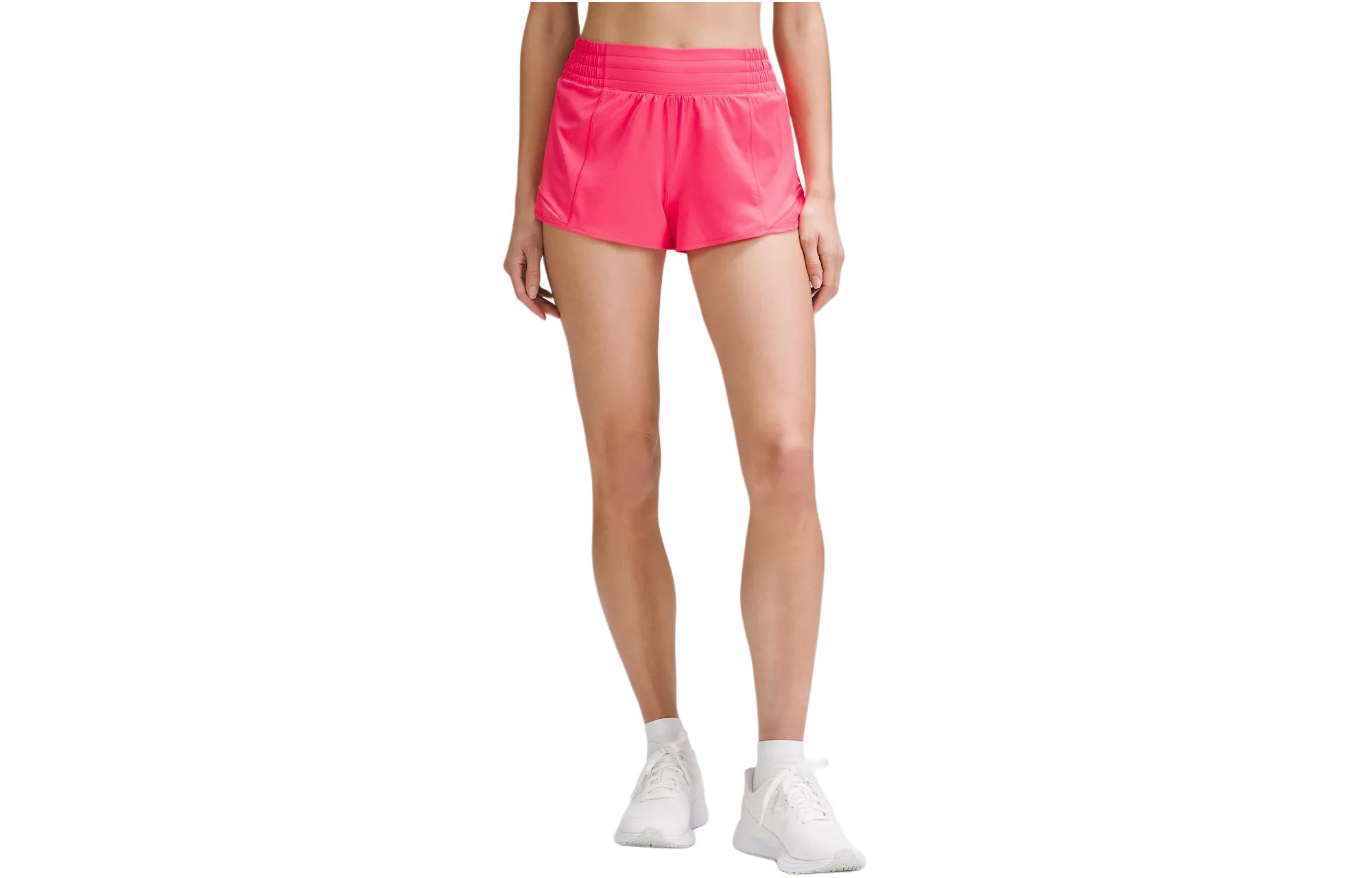 Lululemon Align series solid color elastic waist ultra short loose casual shorts for women