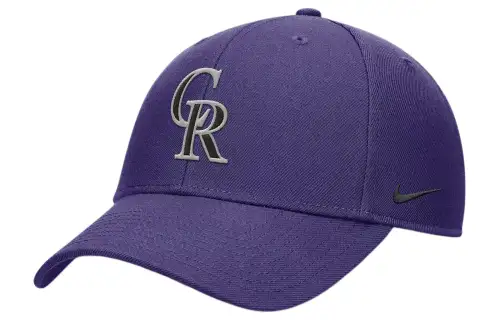 Nike Polyester Baseball Caps Men's Purple