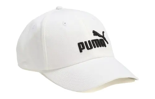 PUMA Cotton Baseball Caps Unisex White