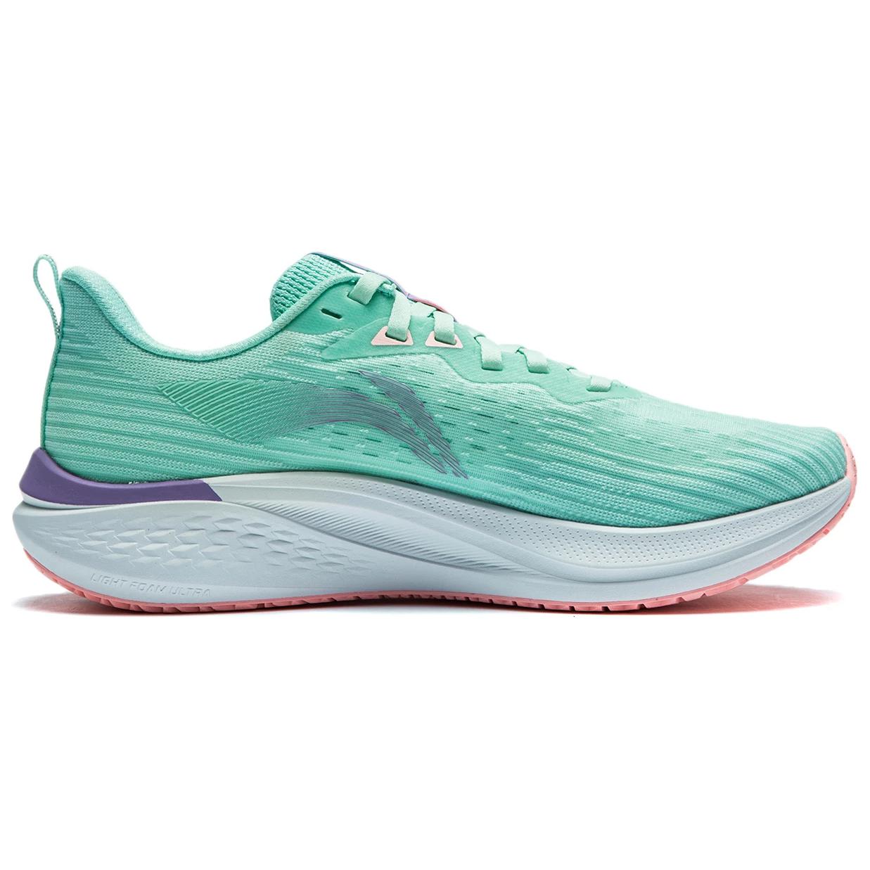 Li Ning Red Hare 7 Cushioning Slip Resistant Lightweight Low top Running Shoes Women’s Aqua Green
