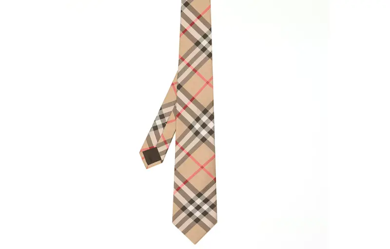 Burberry Vintage Checked Pointed Tip Tie