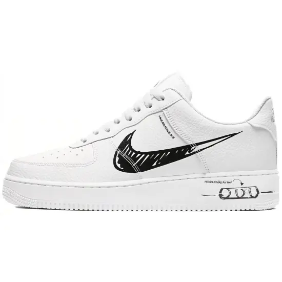 Nike Air Force 1 Low Sketch White Black