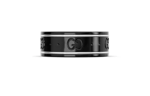 GUCCI Icon Thin Band In White Gold