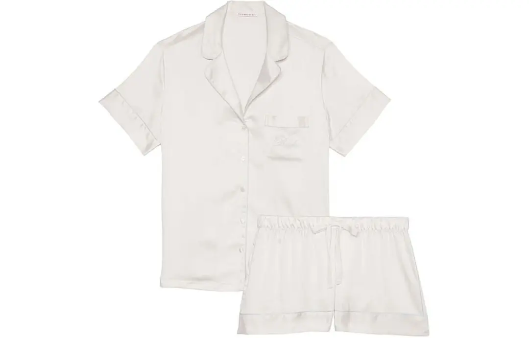 Victoria's Secret Pajama Set Women's White