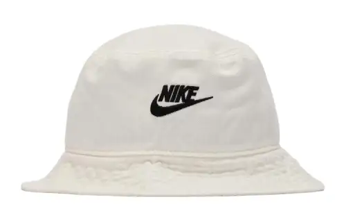 Nike Cotton Bucket Hats Unisex White