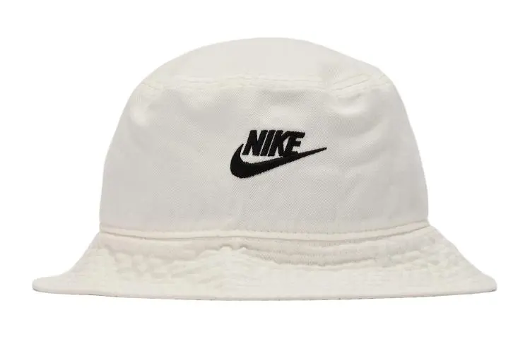 Nike Cotton Bucket Hats Unisex White