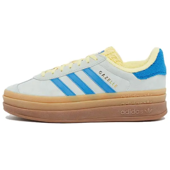 Adidas Originals Gazelle Bold Almost Blue Yellow Women's
