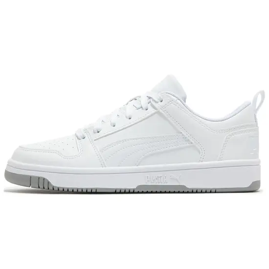 PUMA Rebound Layup Skateboard Shoes Unisex Low-Top White