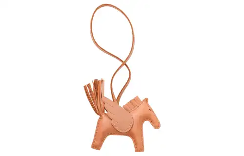 HERMES Rodeo Pegase Charms Unisex Brown