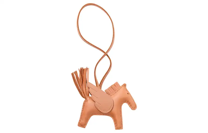 HERMES Rodeo Pegase Charms Unisex Brown