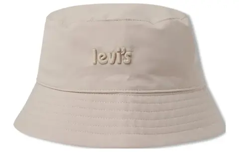 Levi's Polyester Bucket Hats Men's Khaki