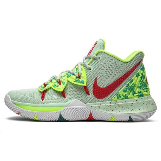 Nike Kyrie 5 Basketball Shoes Men Mid-top Green