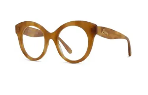 LOEWE Round Eyeglass Frames Unisex Yellow