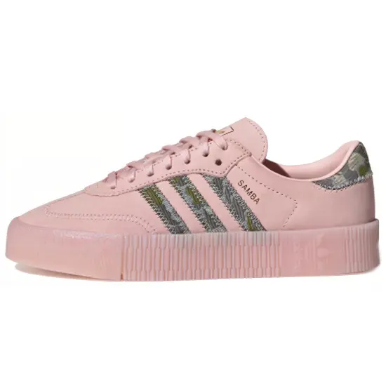 Adidas Originals Sambarose Skateboard Shoes Women's Low-top Pink