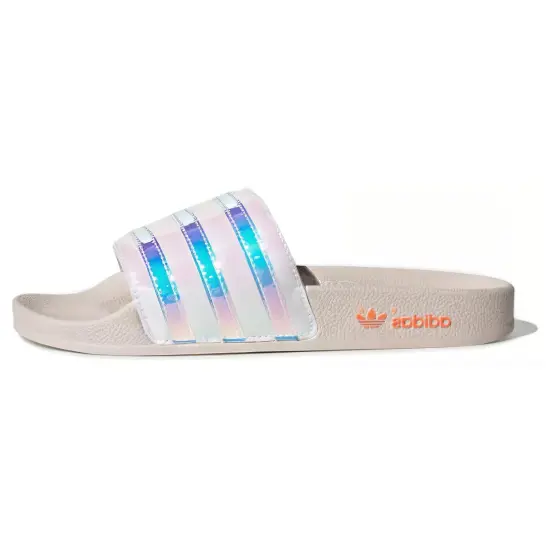 Adidas Originals Adilette Slide Slippers Women's Blue Gray White