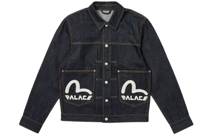 Куртка Palace x EVISU (синяя) — фото 2