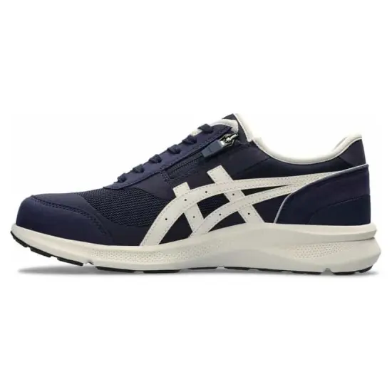 Asics Hadashi Walker Durable Breathable Low Top Casual Shoes Men's White Blue 3E Width