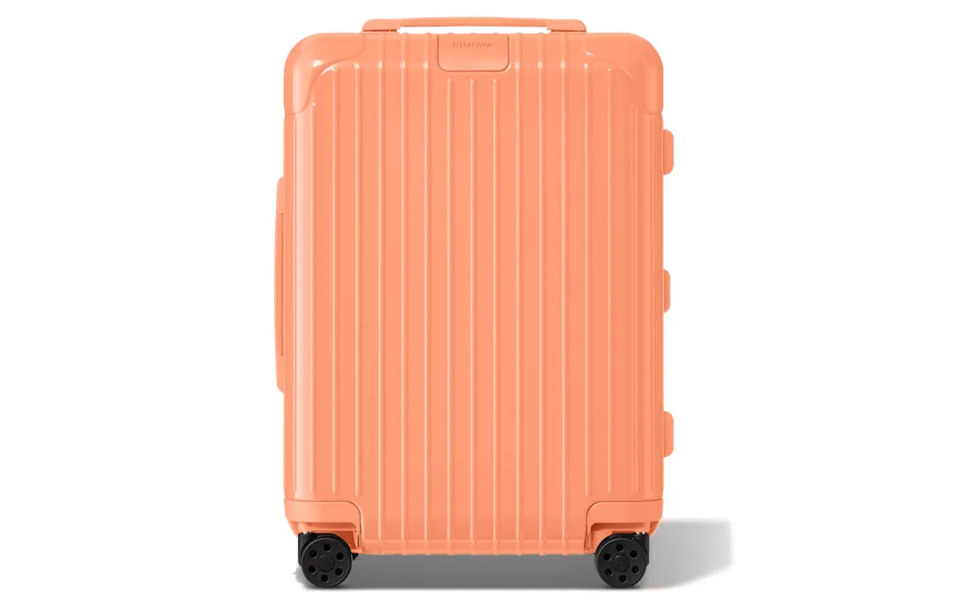 RIMOWA ESSENTIAL Polycarbonate Suitcase Luggage 21 Inch Unisex Bright Saffron