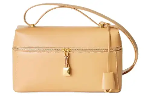 Loro Piana Extra Bag Smooth Calfskin Shoulder Bag Women's Light Bamboo Yellow