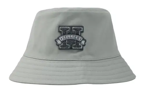 HERMES Cotton Bucket Hats Women's Blue