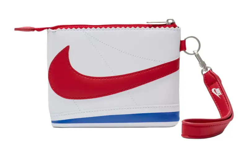 Nike Cortez Polyamide Clutch Coin Purse Regular Unisex White & Campus Royal Blue & Campus Red