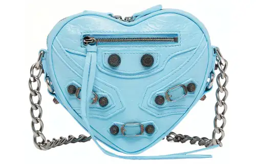 Balenciaga Mini Le Cagole Heart Crossbody Bag