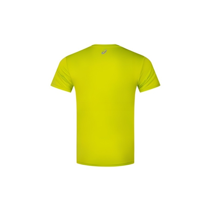 ASICS Running T Shirt Men’s Yellow Green