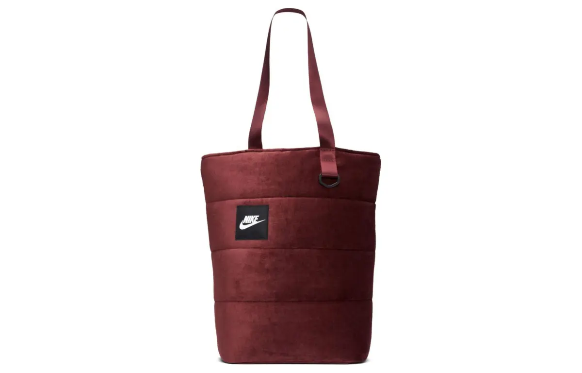 Nike Polyester Tote Bag, Shopping Bag, Shoulder Bag Unisex Maroon