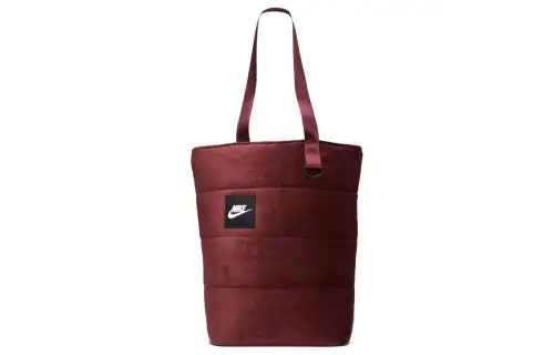 Nike Polyester Tote Bag, Shopping Bag, Shoulder Bag Unisex Maroon
