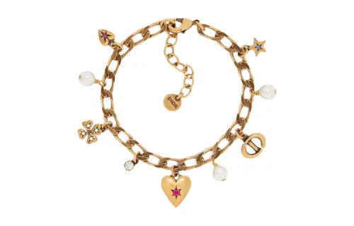 DIOR Metal Bracelets Unisex Gold