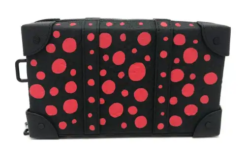 LOUIS VUITTON X Yayoi Kusama Soft Trunk Wearable Wallet Black/Red