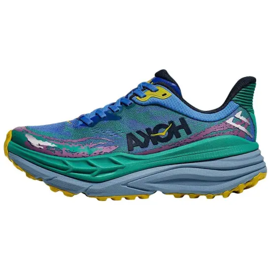HOKA ONE ONE Stinson 7 Running Shoes Men Low-Top Turquoise