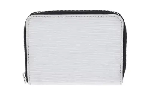 LOUIS VUITTON Zippy Epi Cow Leather Coin Purse Regular Women's White