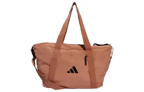 Adidas Recycled Polyester Plain Weave Fabric Shoulder Bag Unisex Earthy Orange