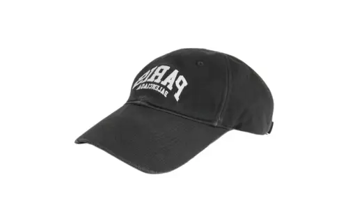 Balenciaga Organic Cotton, Polyester Baseball Caps Unisex Black
