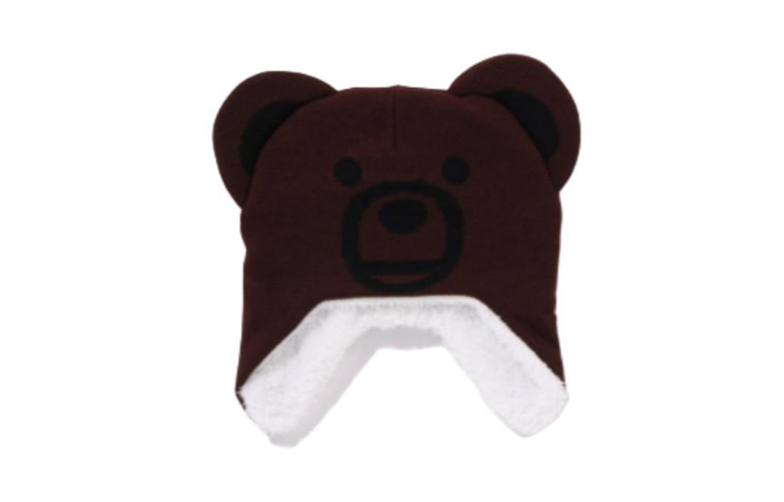 Шапка A BATHING APE (сине-коричневая)