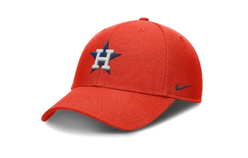 Nike Polyester Baseball Caps Men's Orange