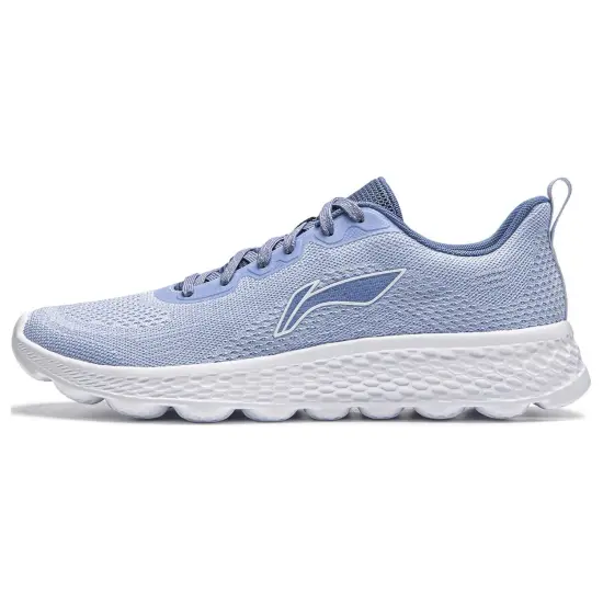 LINING Cloud Motion Running Shoes Men Low-Top Chuan Gray Blue