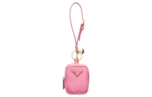 PRADA Re Edition Fabric Clutch Women's Autumn Begonia Pink