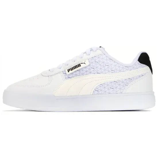 PUMA Caven Logo Power 'White Grey Black'