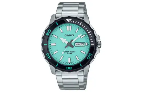 CASIO Unisex Standard Series Green Watch MTD-125D-2A2V